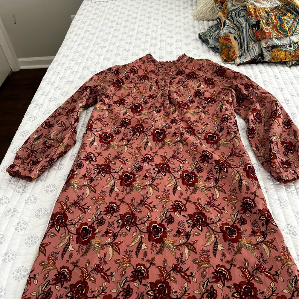 Jade Mauve (pinkish) long sleeve dress